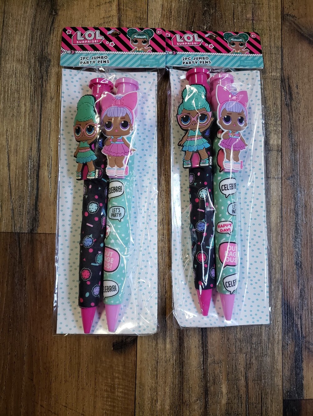 Set Of 2 L.O.L. Surprise! Jumbo Party Pens